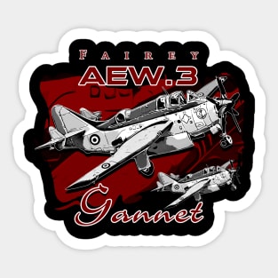 Fairey Gannet anti-submarine vintage Aircraft Sticker